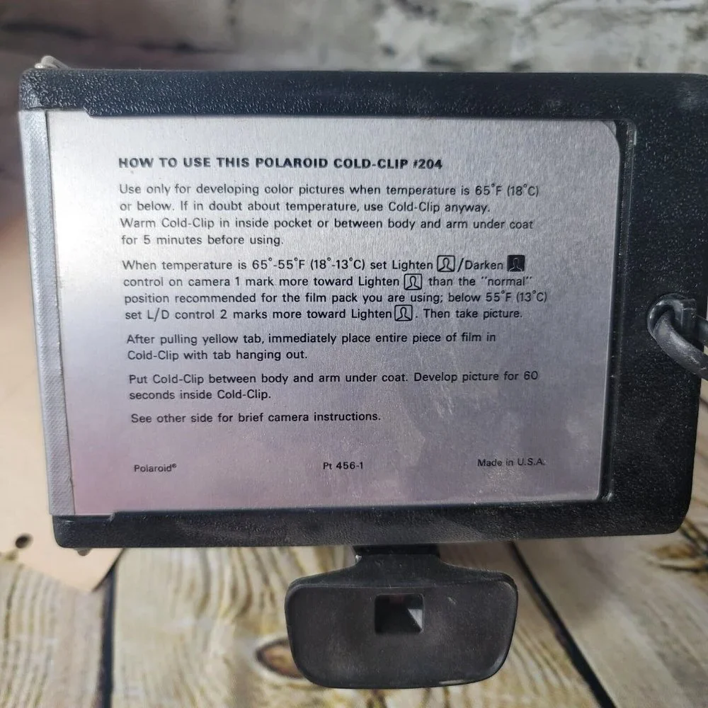 Polaroid clincher paperwork