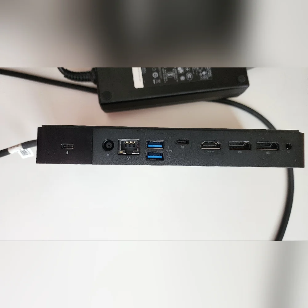 Dell WD19tb Thunderbolt Docking Station With 180w AC Power Adapter