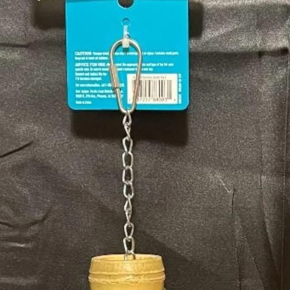 BRAND NEW ~ ALL LIVING THINGS BAMBOO MEDIUM SIZED BIRD TOY WITH BELL