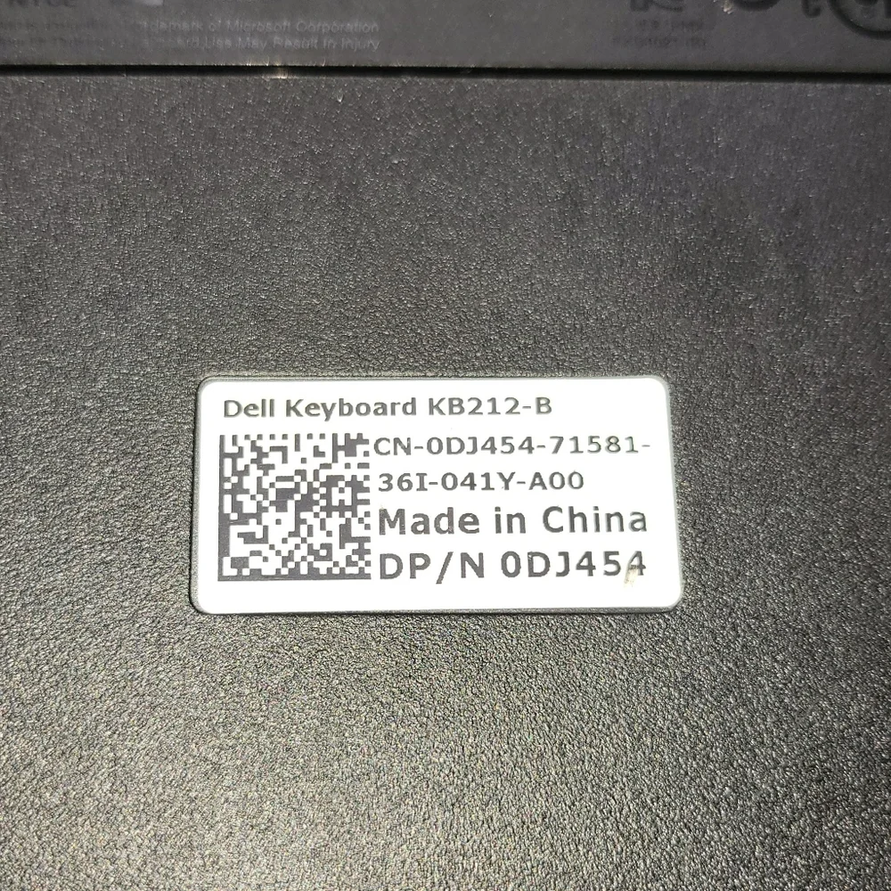 3x Dell Wired USB Keyboards KB212-B / KB4021
