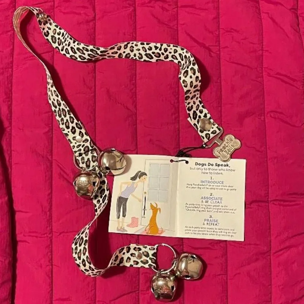 POOCHIE BELLS / POOCHIE - PETS LLC nwt leopard