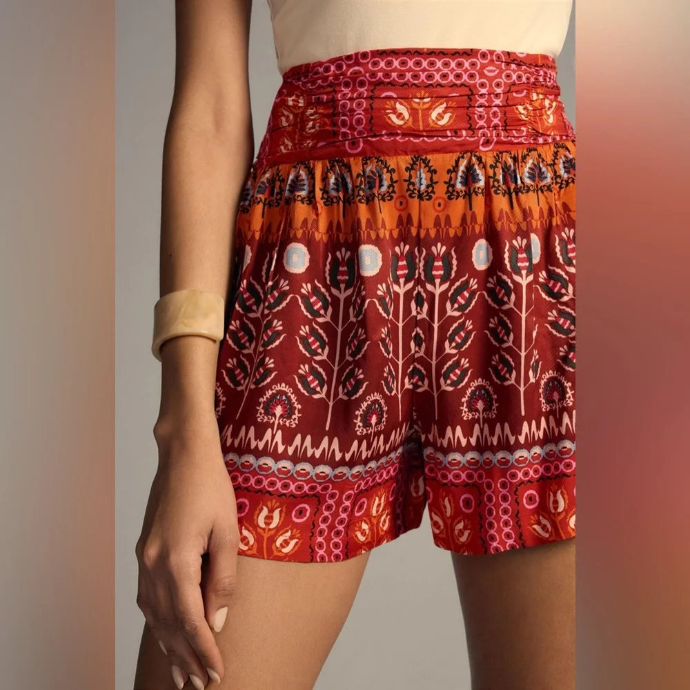 Anthropologie ruched wide