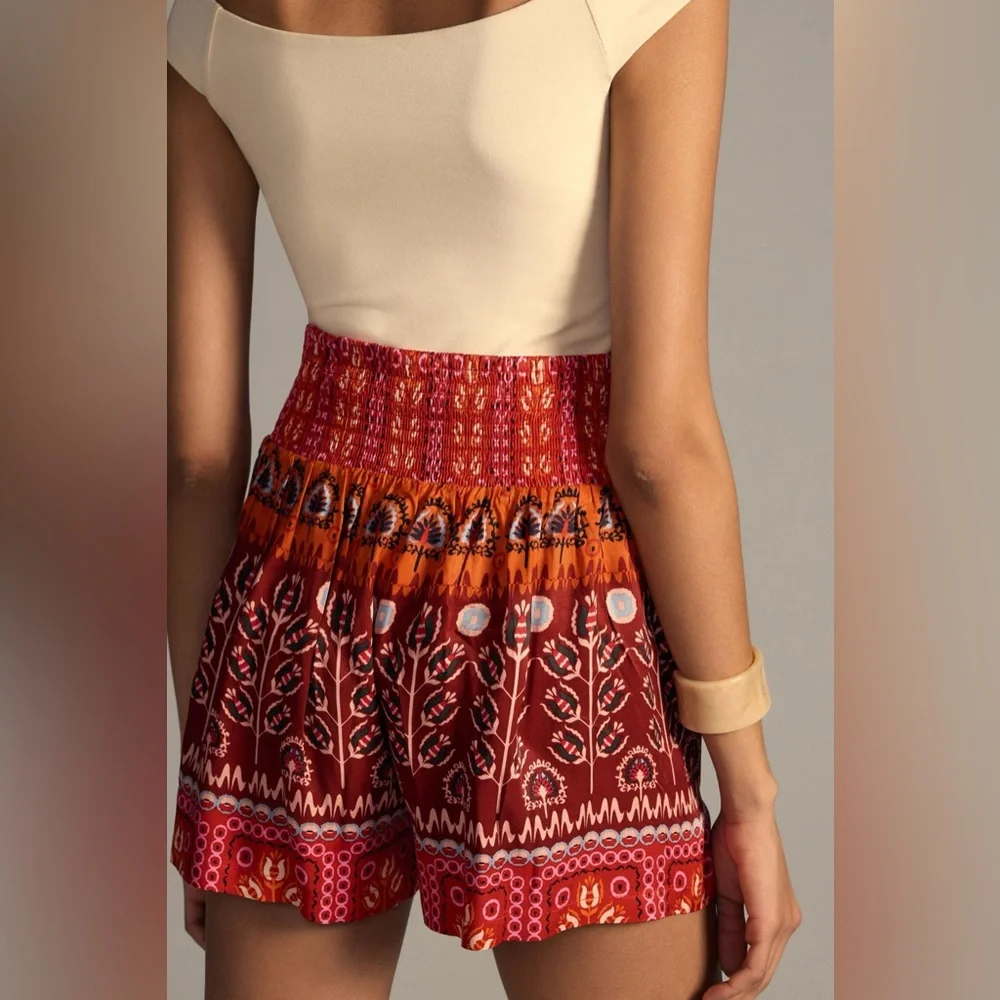 Anthropologie ruched wide