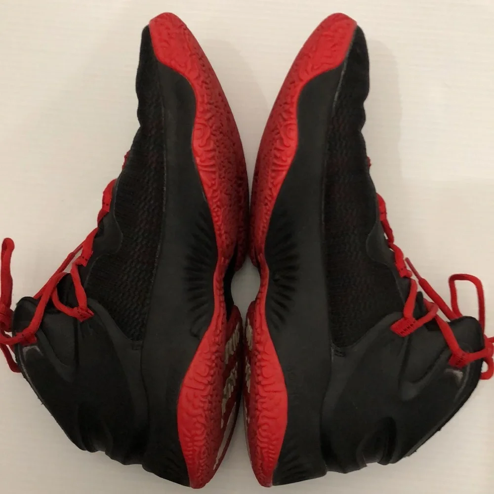 adidas red black