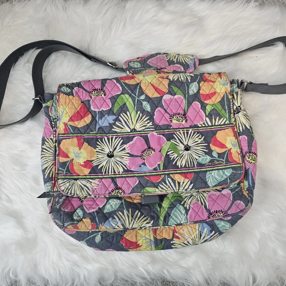 Vera Bradley grey floral