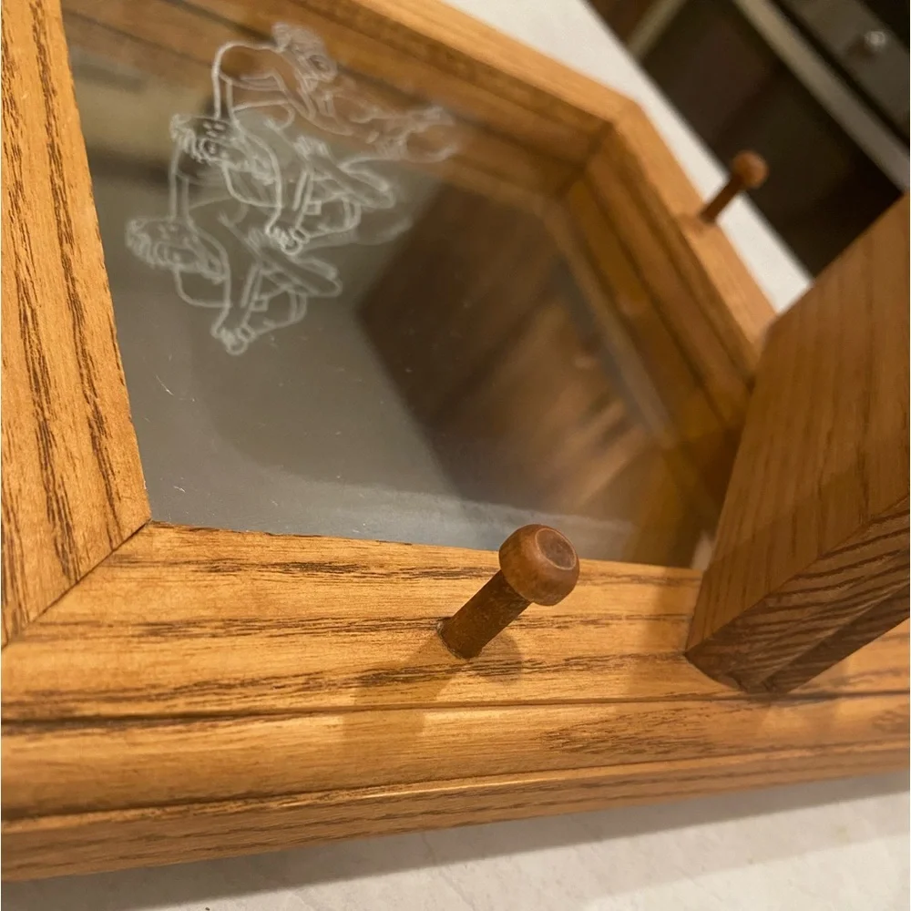Wrestling Memorabilia Display Shelf and Mirror