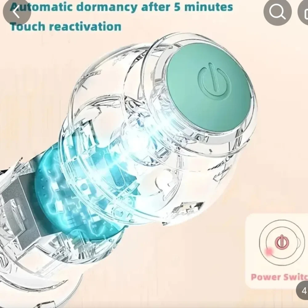 Rolling Rechargeable blinking spinning chase ball