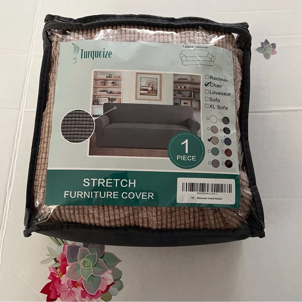 Turquoize Stretch Furniture Cover - Chair