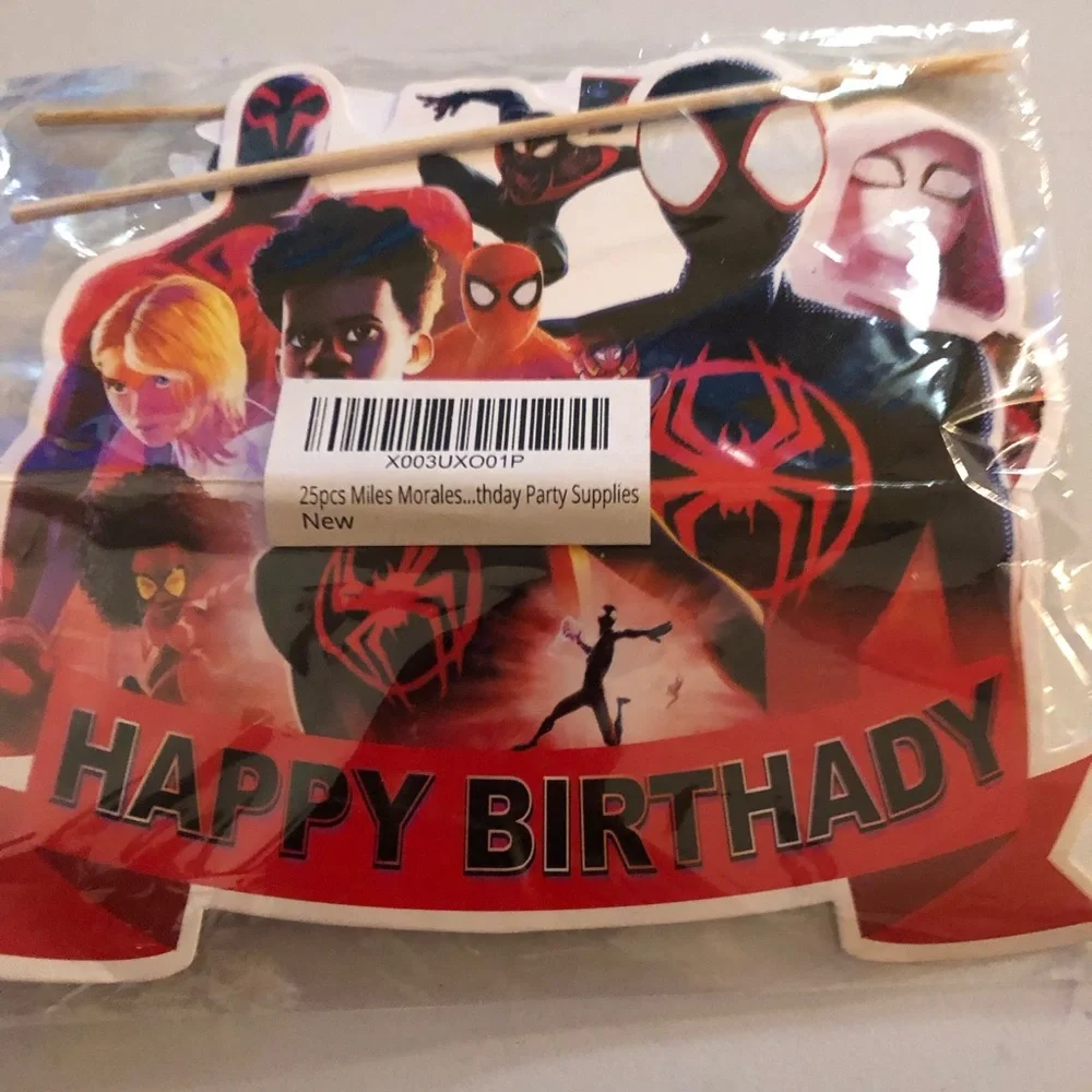 Spider Man party accessories