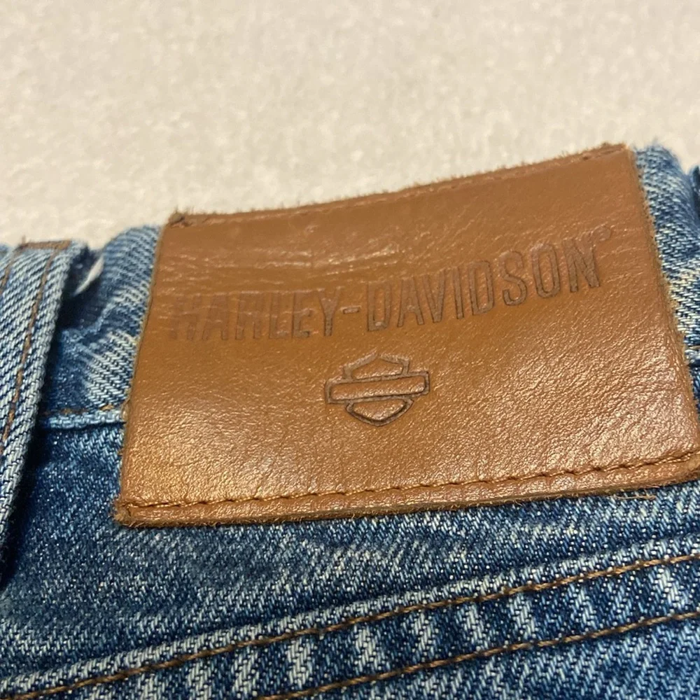 HARLEY-DAVIDSON Size 38 X 32 Blue Jeans