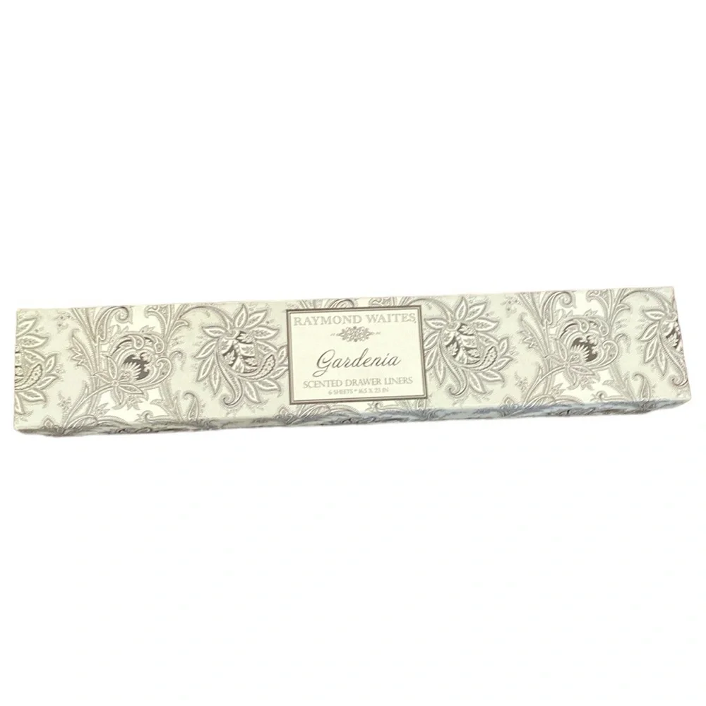 NWOT Raymond Waites Scented Drawer liners Fresh Linen Boho Paisley Print