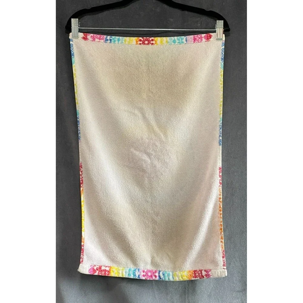 Kassa Fina Home Collection Rainbow Mandala Hand Towel #4