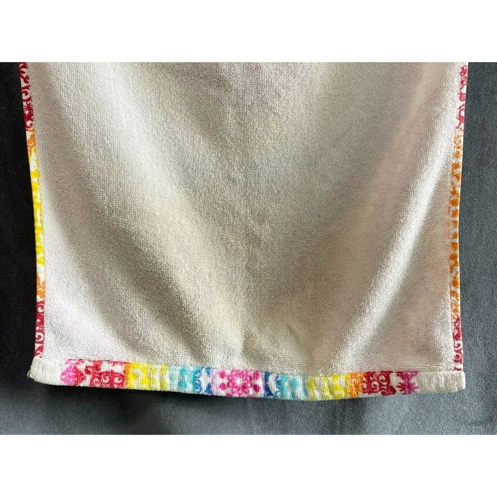 Kassa Fina Home Collection Rainbow Mandala Hand Towel #4