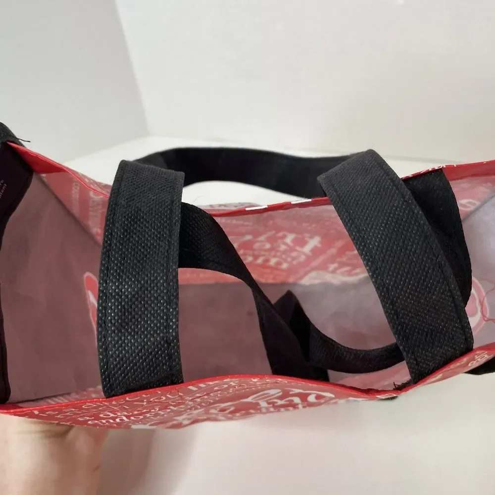 Lululemon Tote Bag, Red/black, Small, ~11”x9”x4”, Reusable Shopping Bag