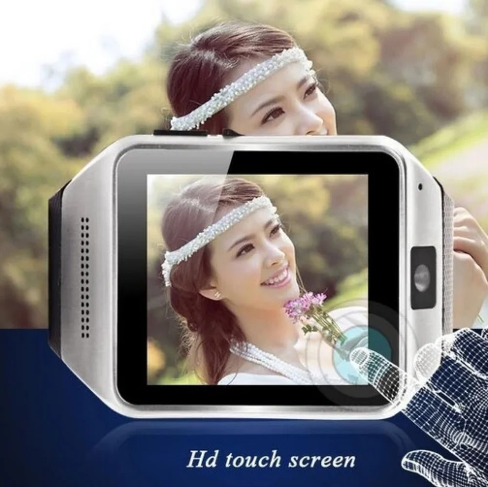 GV08 Sports Smart Watch Phone Wrist Watch With Touch Screen GSM