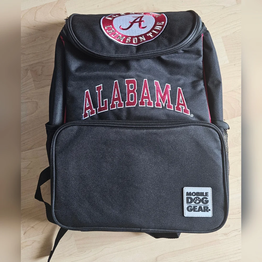 Mobile Dog Gear NCAA ALABAMA Dog Luggage Weekender Backpack NWT