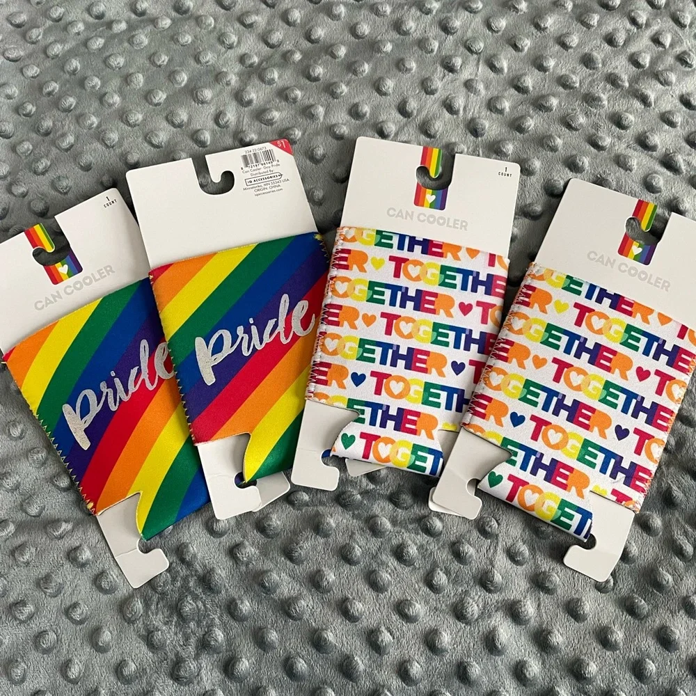 4 Pride cozies never been used fast shipping.