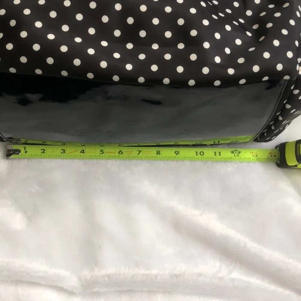 Kate Spade Nylon Polka Dot Diaper Bag with Changing Pad