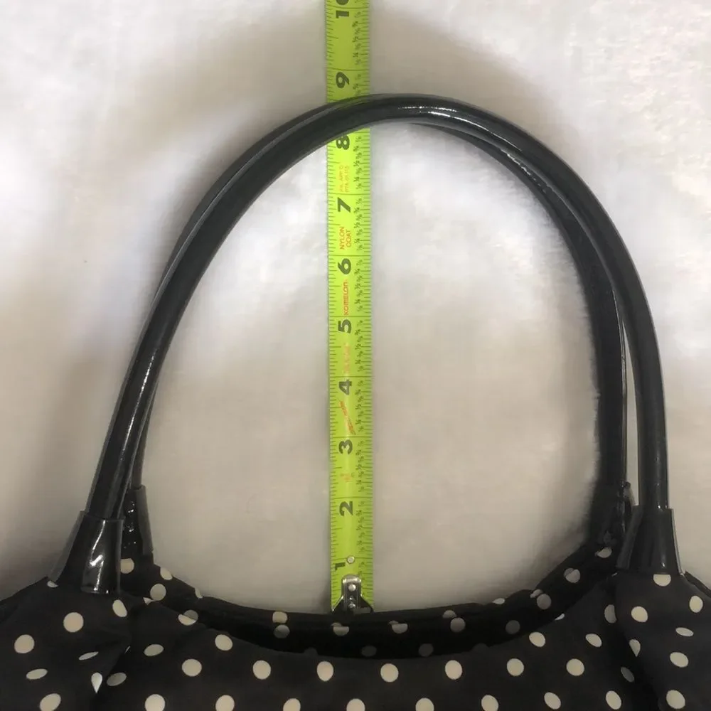 Kate Spade Nylon Polka Dot Diaper Bag with Changing Pad