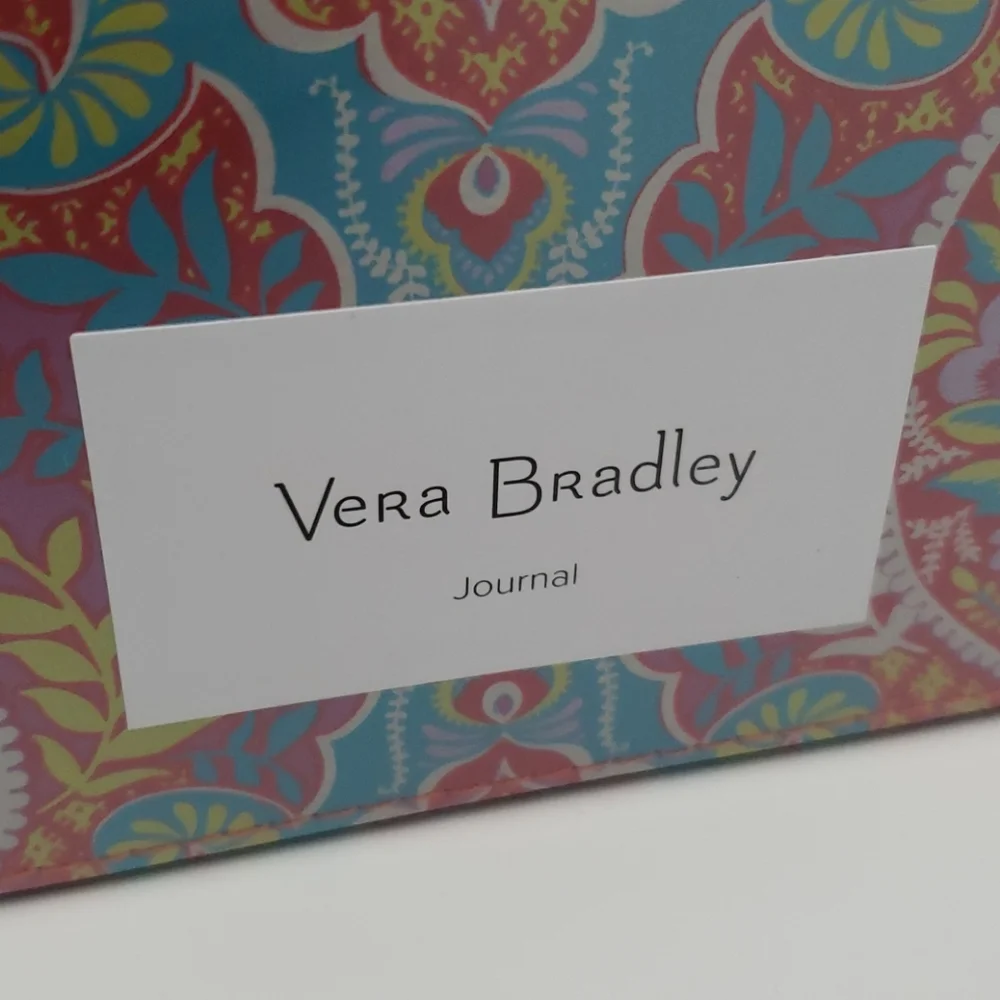 Vera Bradley Journal & Set of 5 Gel Pens Paisley in Paradise
