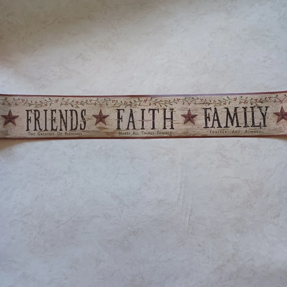 Wallpaper Border Country Faith Family Friends