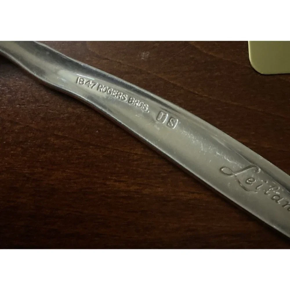 Wm Rogers Bros LEILANI 1847 Silverplate Pie Cake Server Monogram Vintage