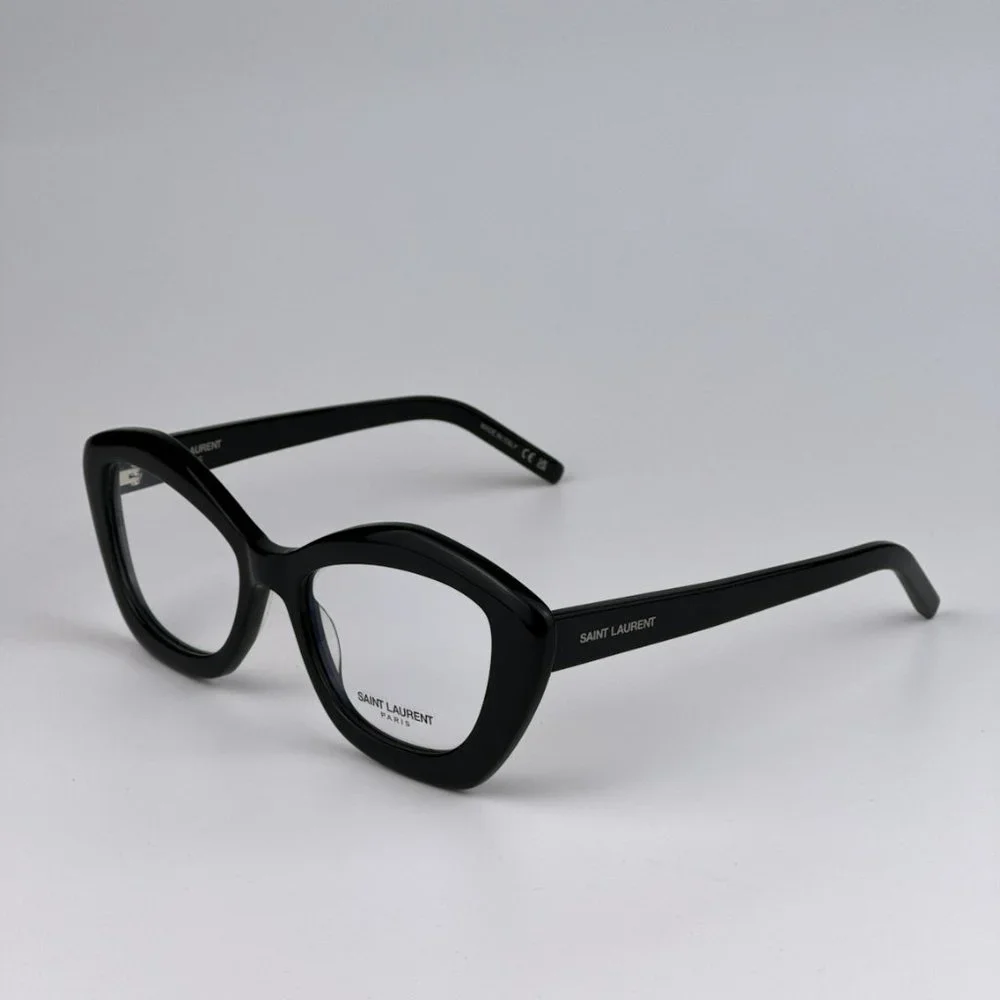 Saint Laurent SL68 OPT 001 BRAND NEW Eyeglasses Black Cat Eye Women