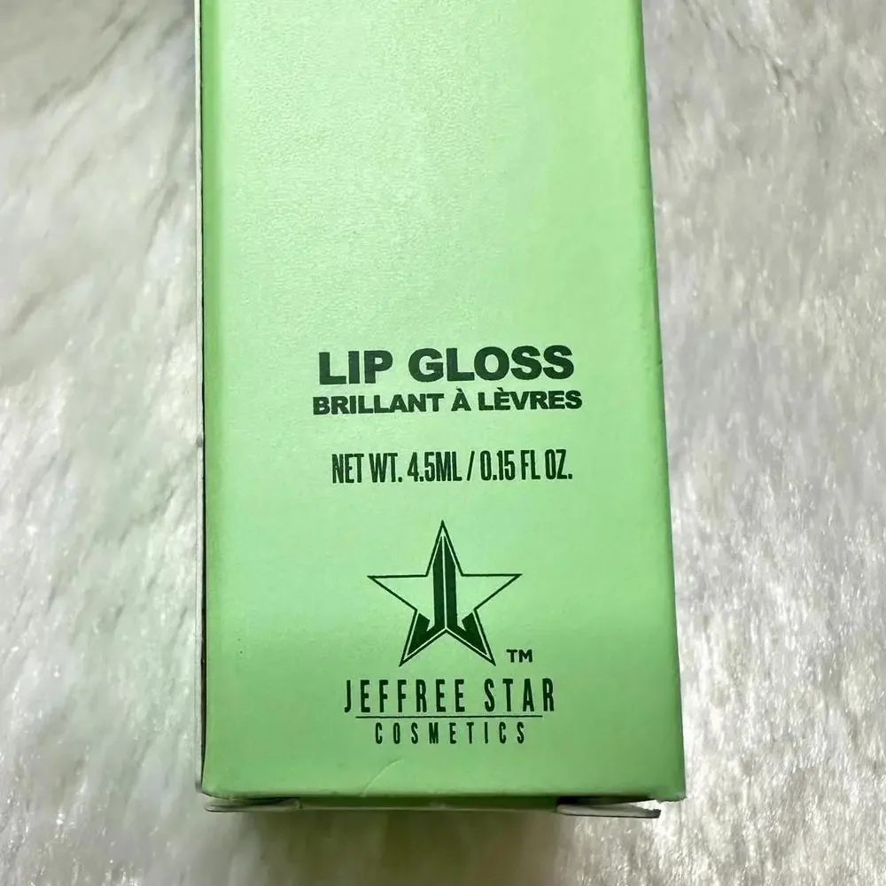 NIB Jeffree Star The Gloss Lip Gloss in Peach Price Tag Full Size 4.5ml