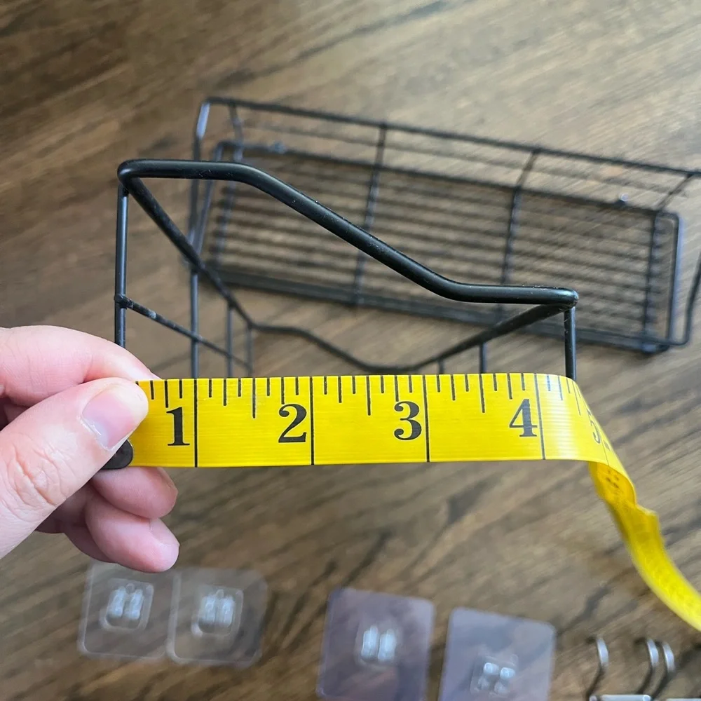 Shower Caddy Shelf with Hooks Storage Rack Organizer for Bathroom - 2 Pack