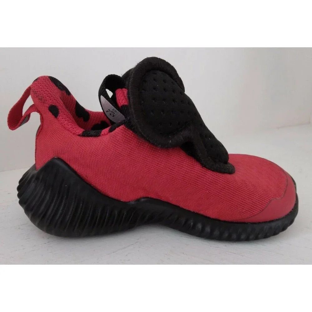 Infant Adidas Fortarun Disney Mickey Mouse Red Eco Ortholite Size 5k
