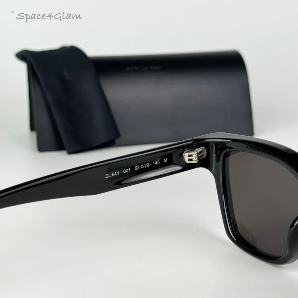 BRAND NEW Saint Laurent SL641 001 Black Cat Eye Unisex Sunglasses