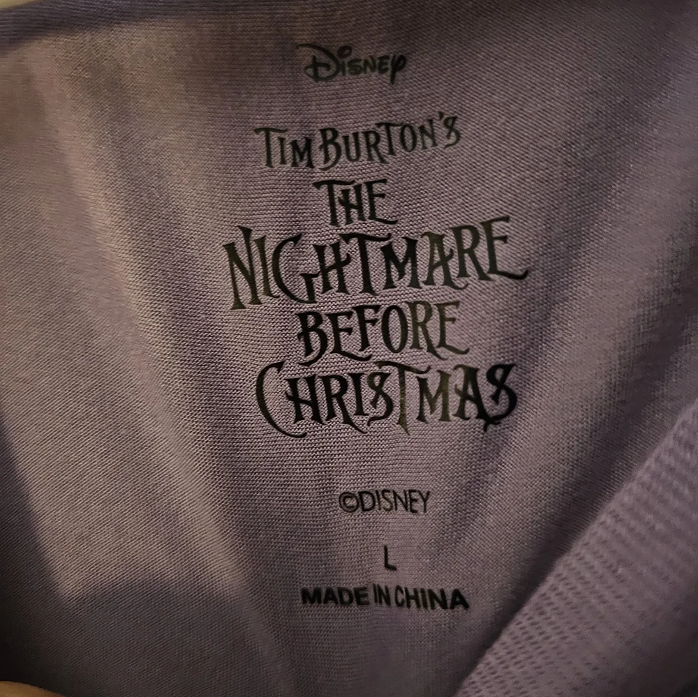 Disney's Nightmare Before Christmas Pajama Set size L Used Excellent condition