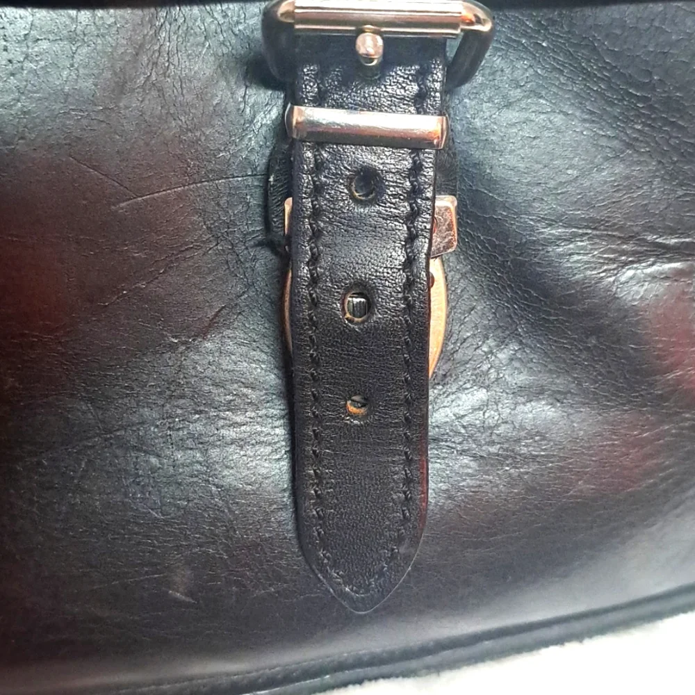 House of Blues  Leather Vintage Extremely Rare Original Briefcase Cervino