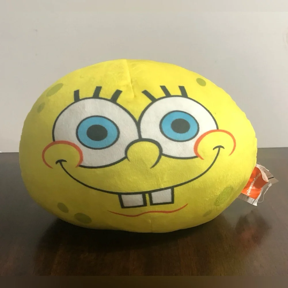 Nickelodeon SpongeBob Square pants Plush  cushioned Cloud Pillow.32” round