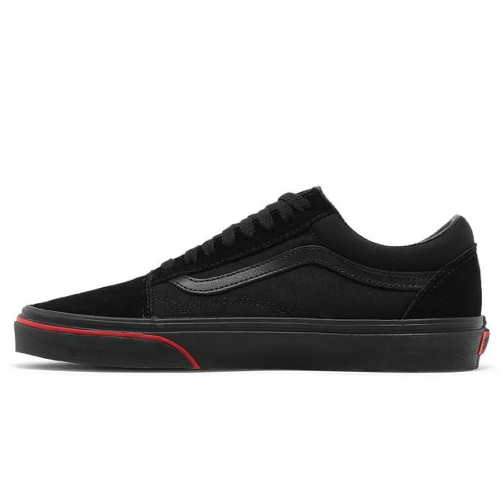 Vans Men’s Old Skool (Flame Wall) Black/Black VN0A38G1Q8Q Sneakers