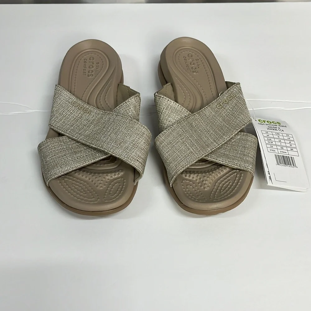 crocs capri shimmer xband sandal 1645