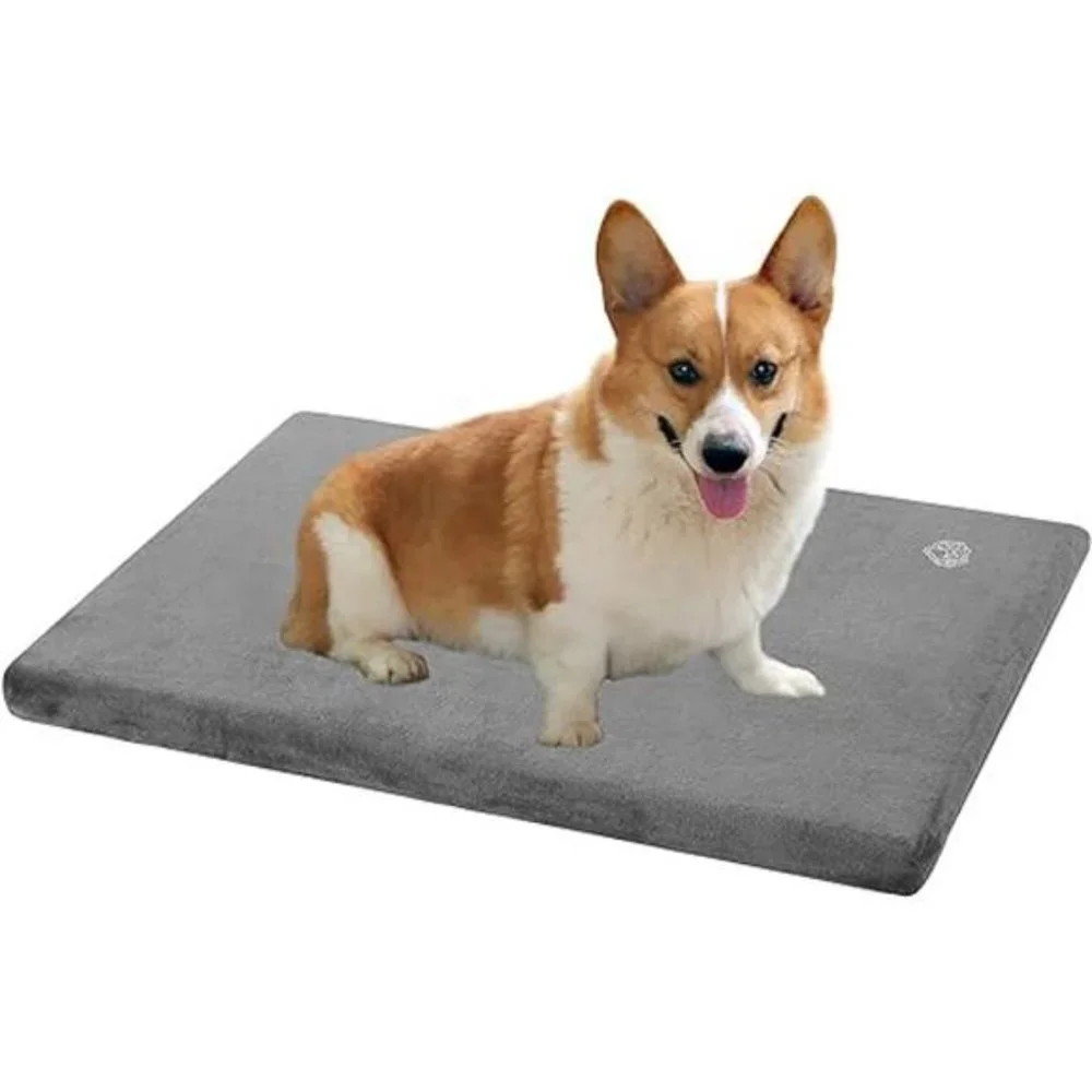 Stylish Dog Bed Mat Dog Crate Pad Mattress Reversible (Cool & Warm), Water Proof
