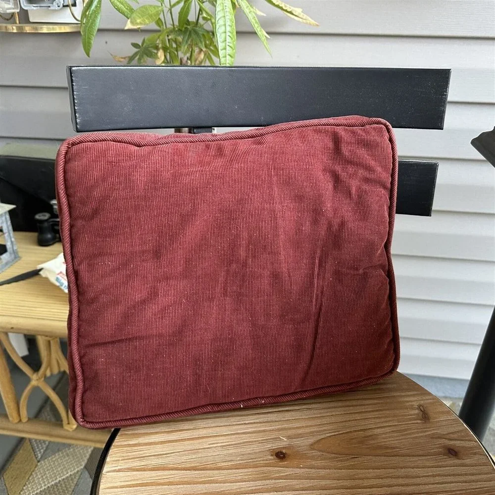 Throw Pillow Crewel Southwestern Kilim Pottery Hand Made Brown Bird Flower