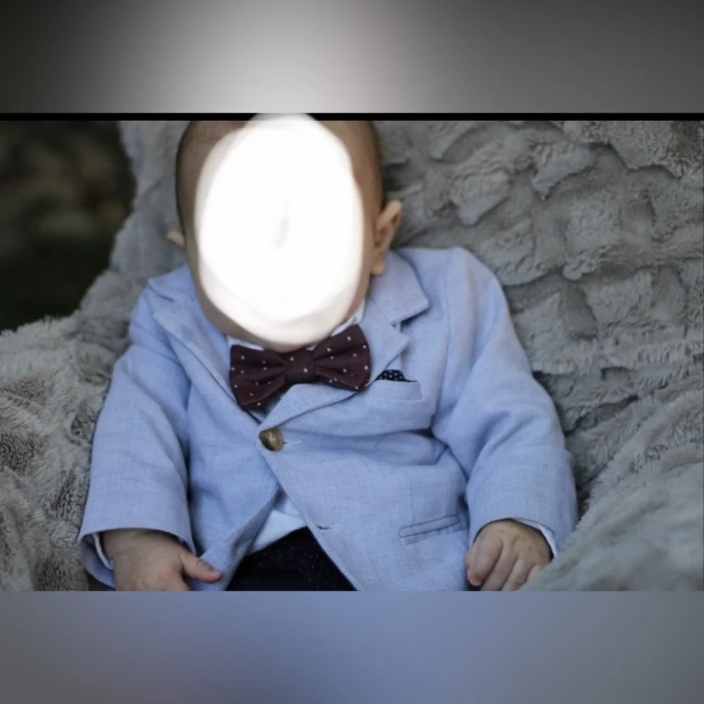 Little Mister button bow