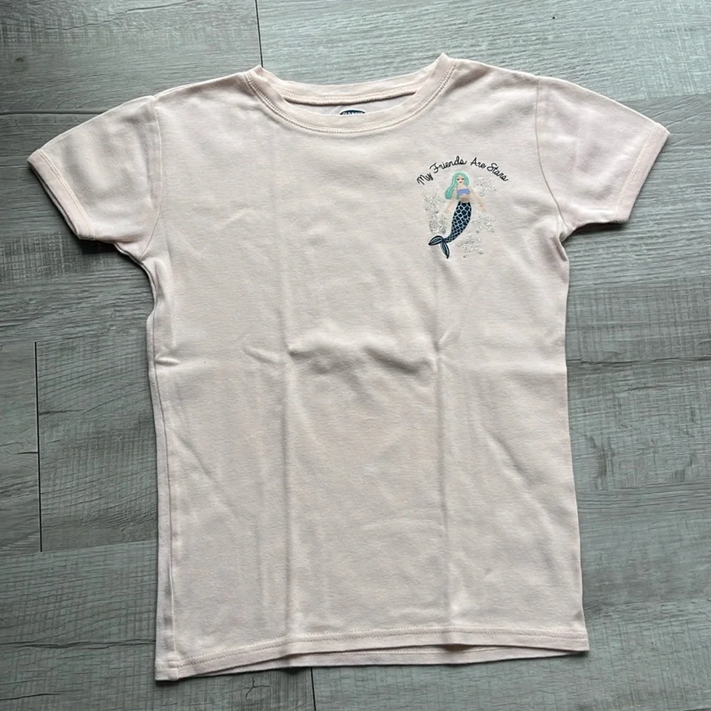 Old Navy girl’s pajama top, mermaid 🧜‍♀️, size 12 years (XL).