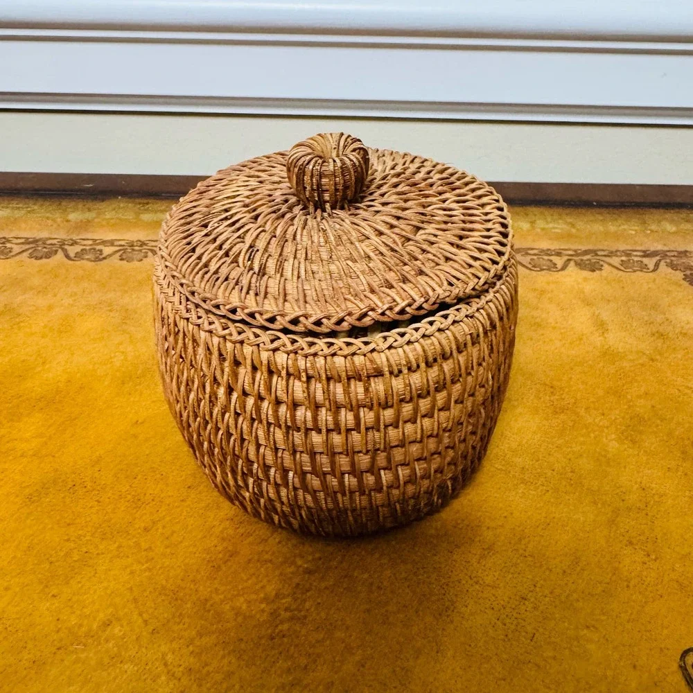 Vintage handwoven baskets