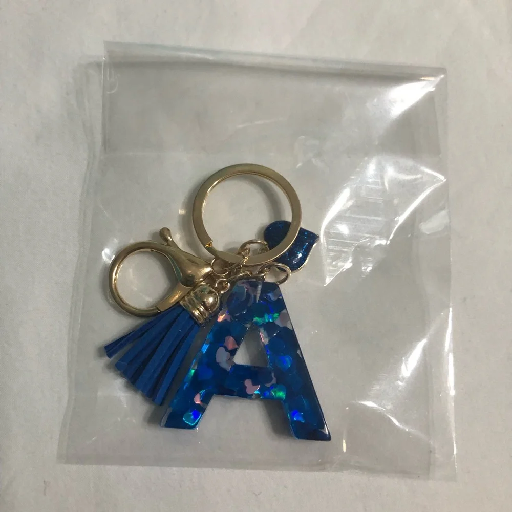 N/A keychain initial
