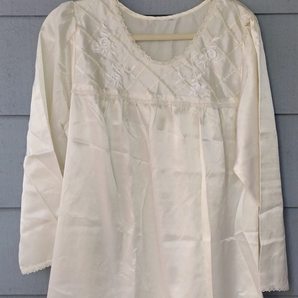 Vintage Satin Nightgown for Costume