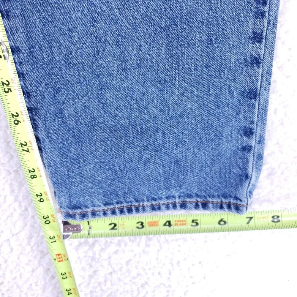 GAP Straight Blue Jeans Mens Size 30 x 32 Casual Regular Fit Mid Rise Denim