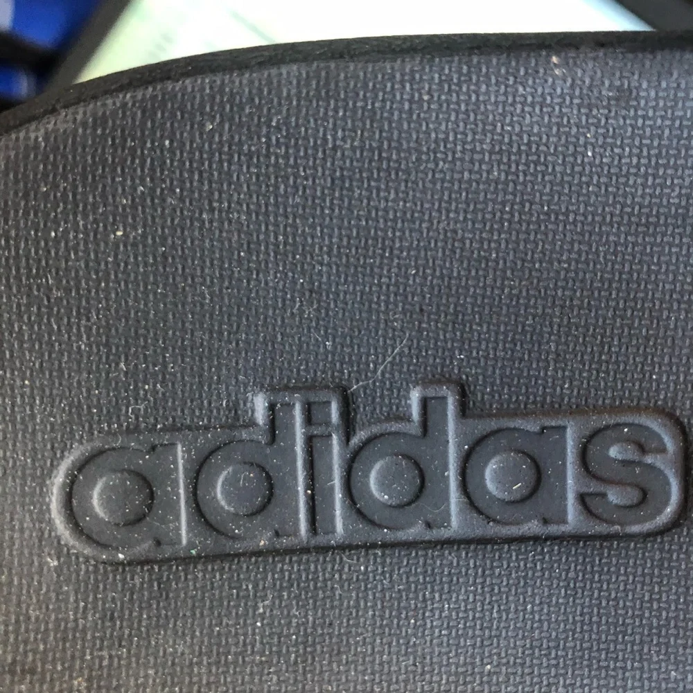 Adidas Black Rubber Recovery Sandals Men Sz 7, Women 9