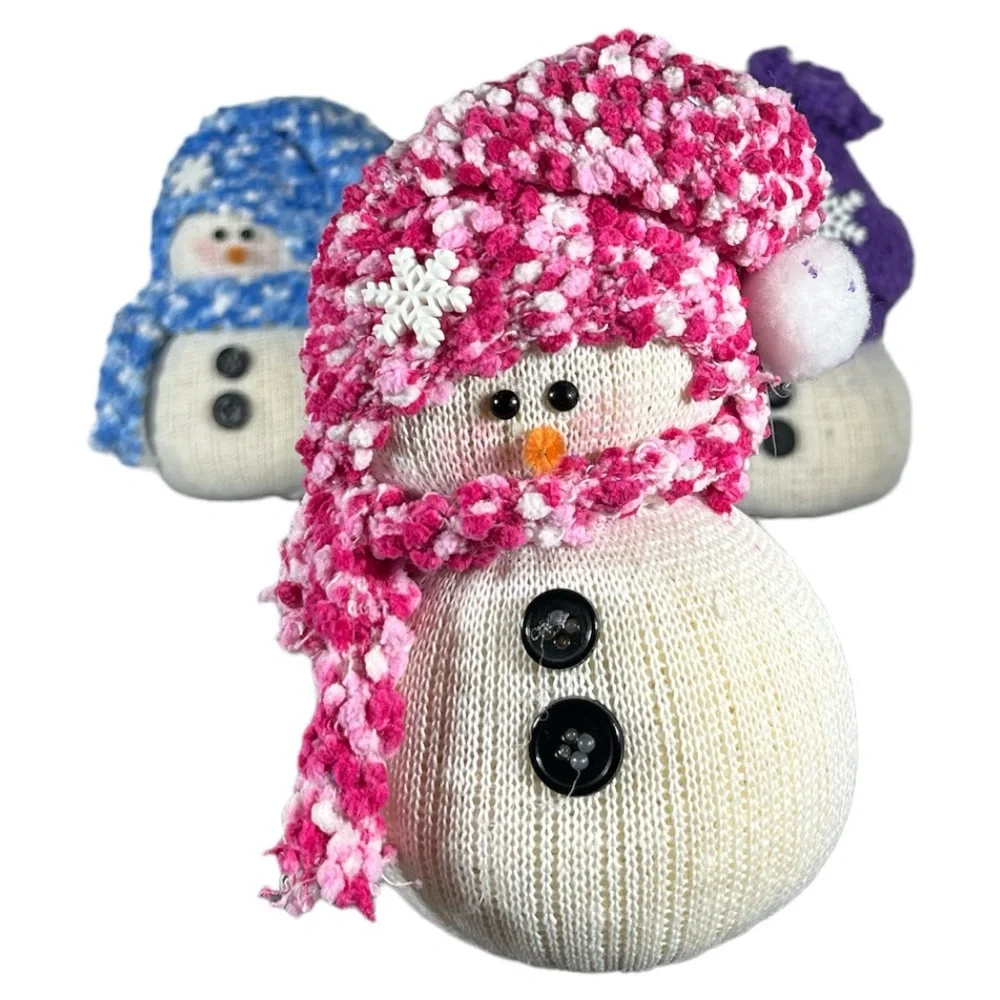 HANDMADE Single Sock Beanie Snowman (Please choose 1 or bundle)