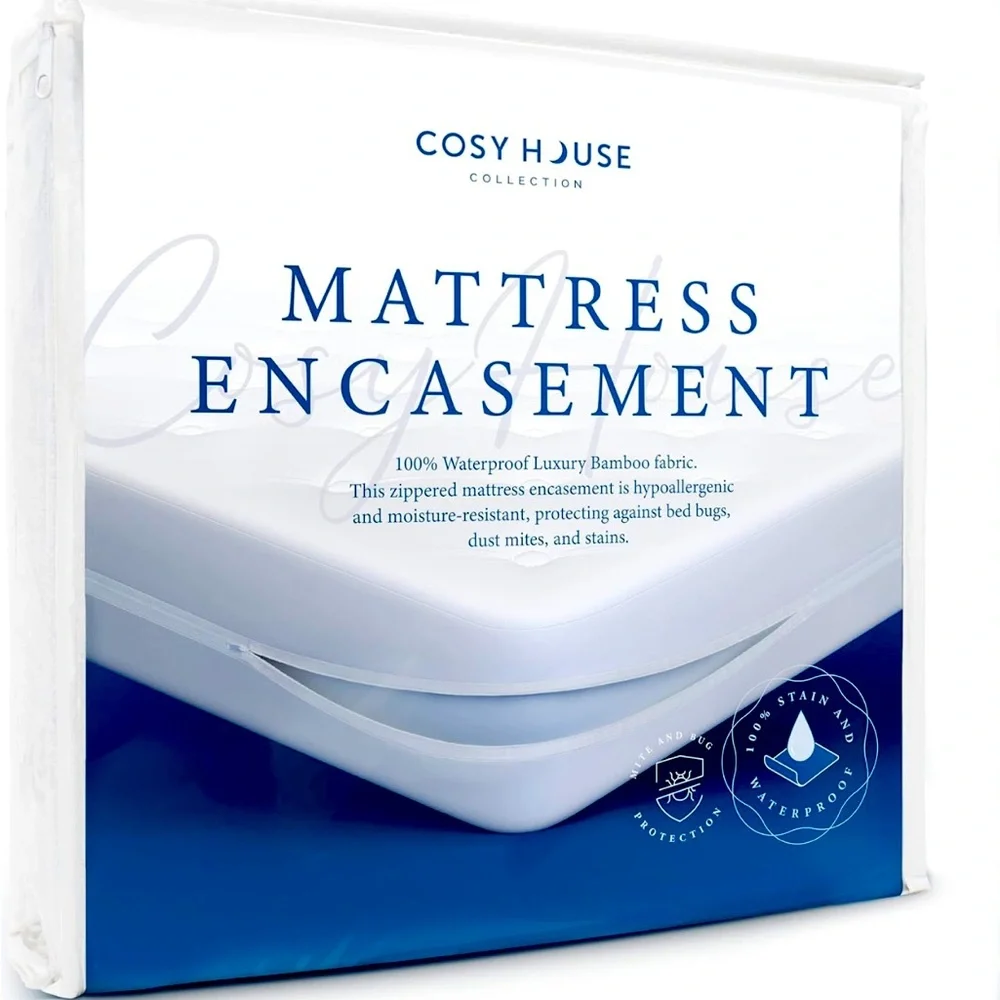 Cosy House Collection Luxury Zippered Mattress Encasement - Crib Size/ Toddler