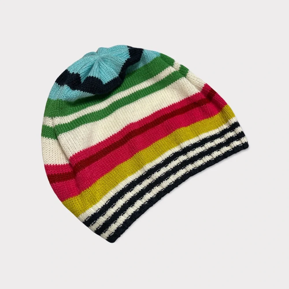 GAP KIDS multi color striped beanie small