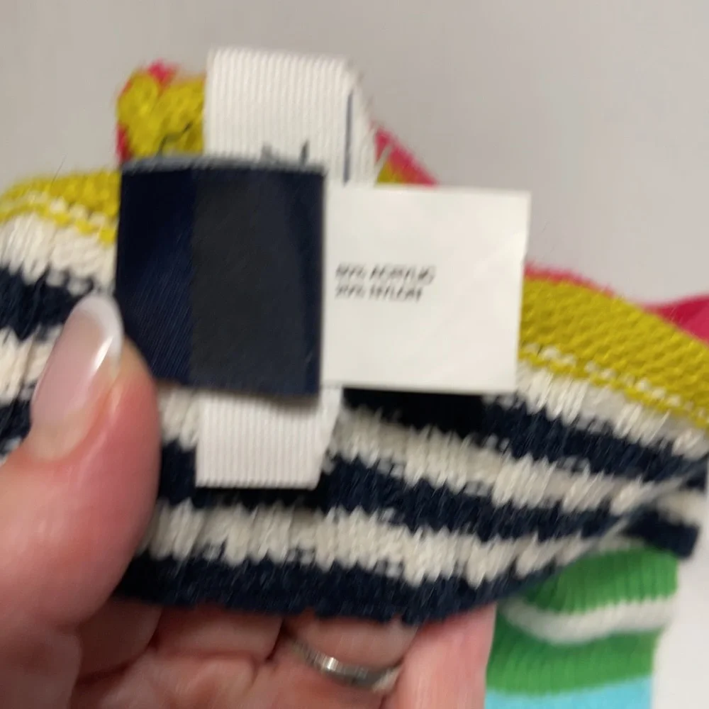 GAP KIDS multi color striped beanie small