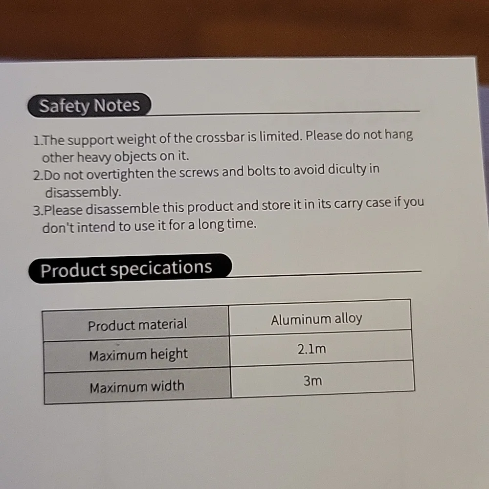 Neewer multifunctional pipe